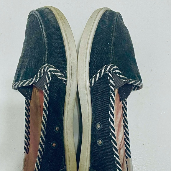 Roxy Minnow Blue Denim Slip On Shoes 6.5 - Picture 6 of 11